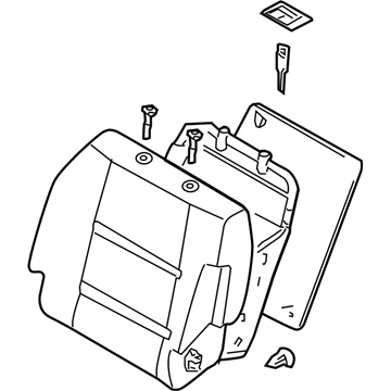 Nissan 87600-8S200 Back Assy-Front Seat