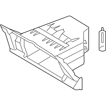 Nissan 68520-CZ30B Cover-Glove Box Lid