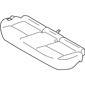 Nissan 88300-4DP5A Cushion Assembly Rear Seat