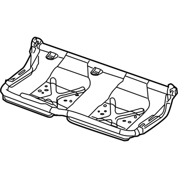Nissan 88301-7S200 Frame Assembly-Cushion,2ND Seat R