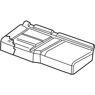 Nissan 88300-ZH41B Cushion Assy-Rear Seat,RH