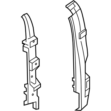 Nissan 77601-1PA0A Pillar Assy-Back,LH