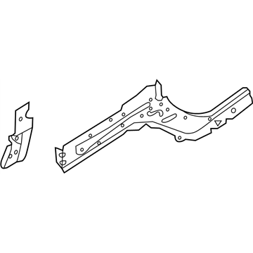 Nissan G5131-3SHMA Plate-Closing,Front Side Member LH