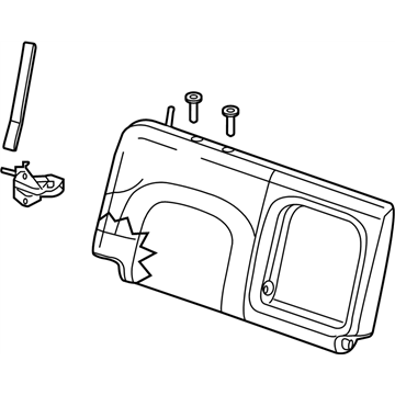 Nissan 88600-ZP16B Back Assy-Rear Seat,RH