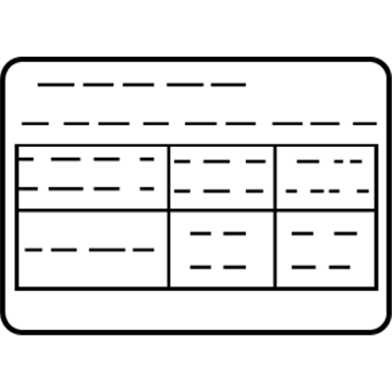 Nissan 99090-9E013 Placard-Tire Limit
