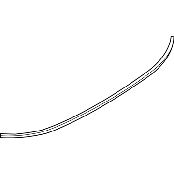 Nissan 90372-1JA0A Moulding-Back Door Window,Lower