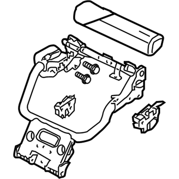 Nissan 88180-ZQ00B Support-Rear Seat