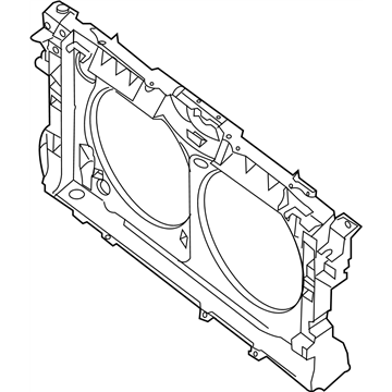 Nissan 62500-9HS0A Support Assy-Radiator Core