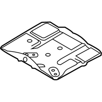 Nissan 64867-1FC0A Bracket-Battery Mounting Lower