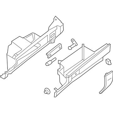 Nissan 68102-EZ10B Panel Assembly-Instrument Lower