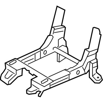 Nissan 87771-EZ02A Frame Assembly - Front Seat Cushion, Center