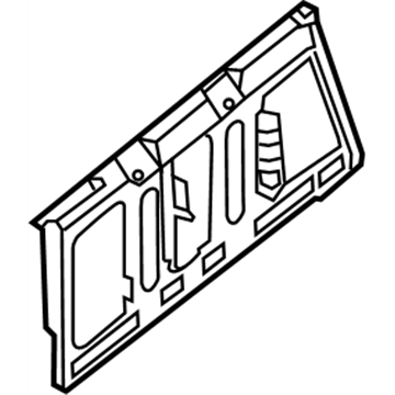 Nissan G75A9-1PCMA Extension-Side Panel Inner,Rear LH