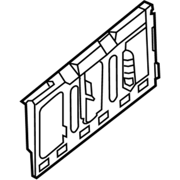 Nissan G7529-1PCMA Extension-Side Panel Inner,Center LH