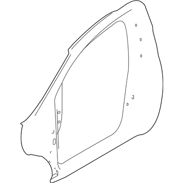 Nissan 76022-EZ10A Body-Side Outer, RH