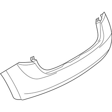 Nissan HEM22-9MB0J Rear Bumper Cover