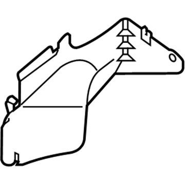 Nissan 93832-EZ30A Panel Assembly-MUDGUARD,Front,RH