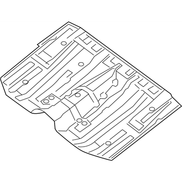 Nissan 74312-3JA0A Floor-Front