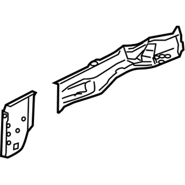 Nissan 75131-CA000 Plate-Closing,Front Side Member LH