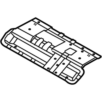 Nissan 74566-CA000 Bracket-2ND Seat Mounting