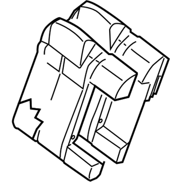 Nissan 88612-9HA0A Back Assembly Rear Seat Center