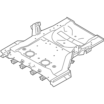 2015 Nissan Murano Floor Pan - 74512-5AA0A