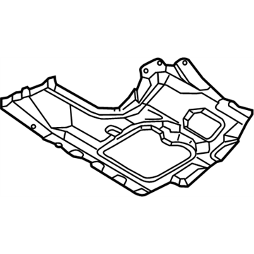 Nissan 745B7-1GR0A Plate-Rear Floor,LH