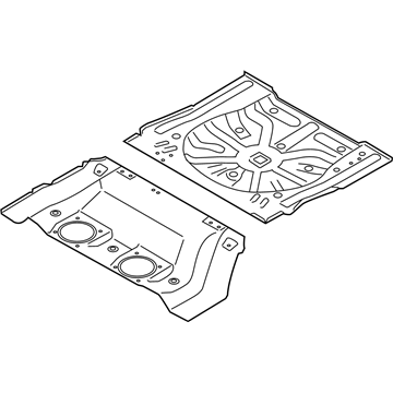 2013 Nissan Murano Floor Pan - G4512-1GRMA