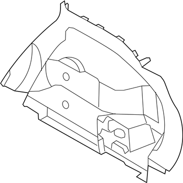 Nissan 84951-5HA0B Finisher-Luggage Side,Lower LH