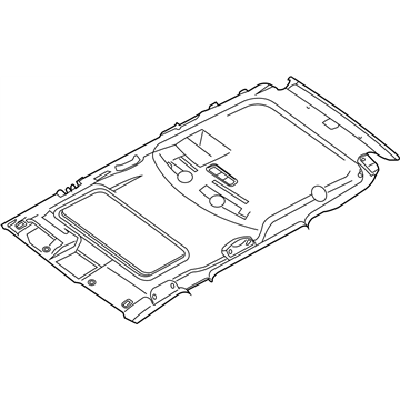 Nissan 739B0-ZL81C Module Assembly-Roof Trim