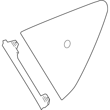 Nissan 83300-3WC0C Glass Assy-Side Window,RH