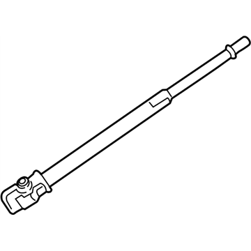 Nissan Titan Steering Shaft - 48080-EZ00A