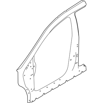 Nissan 76032-5AA0A Body-Front Side,Outer RH