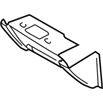 Nissan 68108-0Z800 Panel-Instrument Lower,Assist