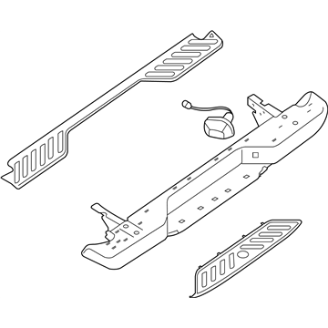 Nissan 85010-9BF1B Bumper Assembly Rear