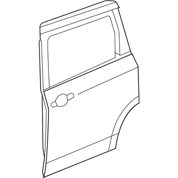 Nissan H210M-1JACC Door Assembly-Slide, RH