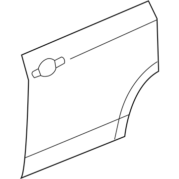 Nissan H2153-1JAMA Panel - Slide Door Outer LH