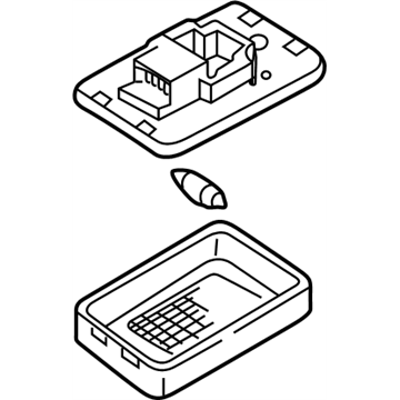Nissan 26410-0W101 Lamp Assembly-Luggage Room