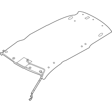 Nissan 73910-5HA0A Headlining Assy