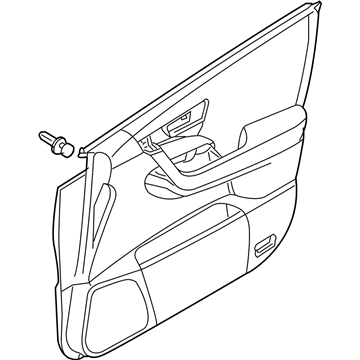 Nissan 80900-CC20D Finisher Assy-Front Door,RH