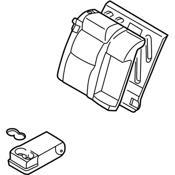 Nissan 88612-8J101 Back Assembly - Rear Seat R 60%