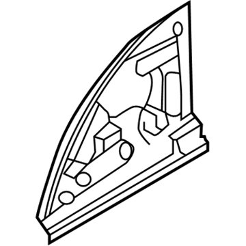 Nissan 96358-3NA0A Packing-Door Mirror,RH