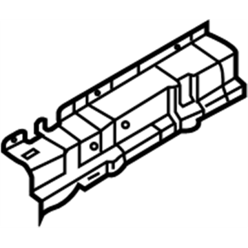 Nissan 765A5-CD015 Bulkhead Assy-Center Pillar,Lower LH