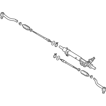 2018 Nissan Maxima Rack And Pinion - 49001-4RA0A