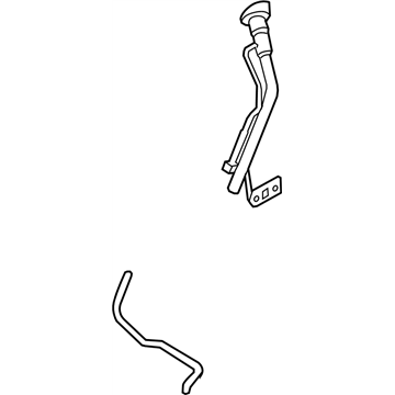 Nissan 17221-1FC0E Tube Assy-Filler