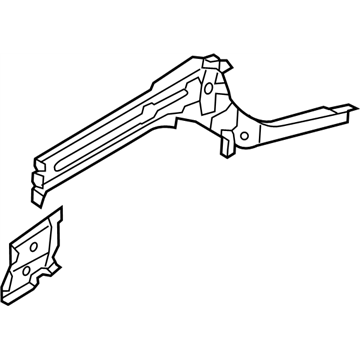 Nissan G5131-3NFMA Plate-Closing,Front Side Member LH