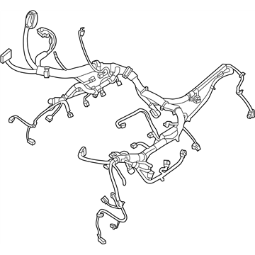 Nissan 24011-9JE0A Harness Assembly-EGI