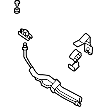 2001 Nissan Altima Power Steering Hose - 49710-9E000