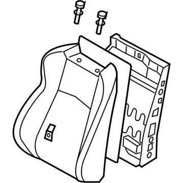 Nissan 87650-CD012 Back Assy-Front Seat