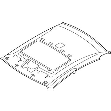 Nissan 739B0-ZX00D Module Assembly-Roof Trim