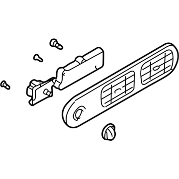 Nissan 27501-7B010 Control Assembly-Rear